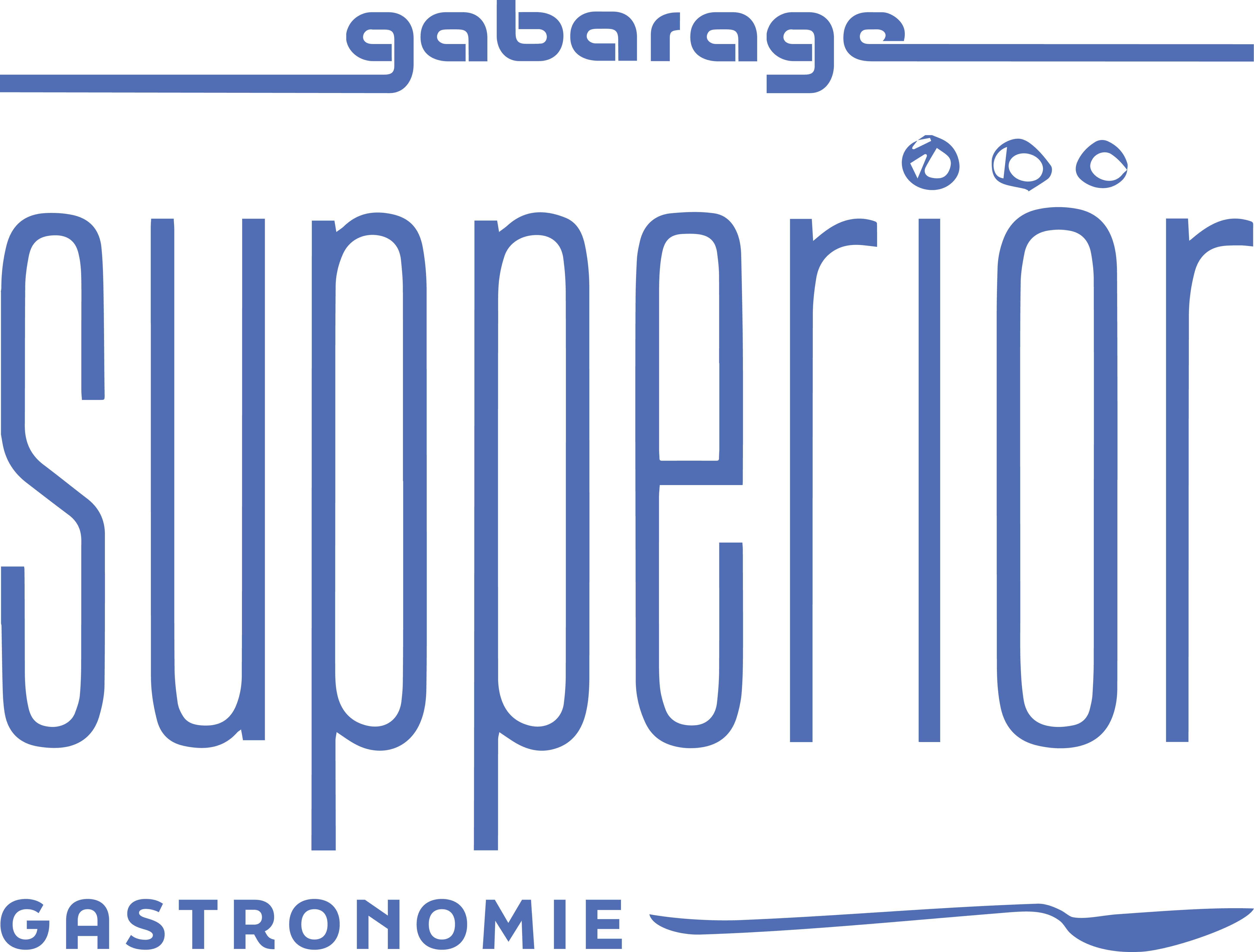 Supperioer logo in blue color on a transparent background